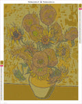 Thumbnail for sunflo timanttimaalauksen liimapintainen canvas 50x65cm