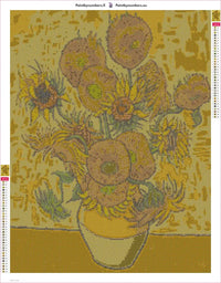 Thumbnail for sunflo timanttimaalauksen liimapintainen canvas 50x65cm