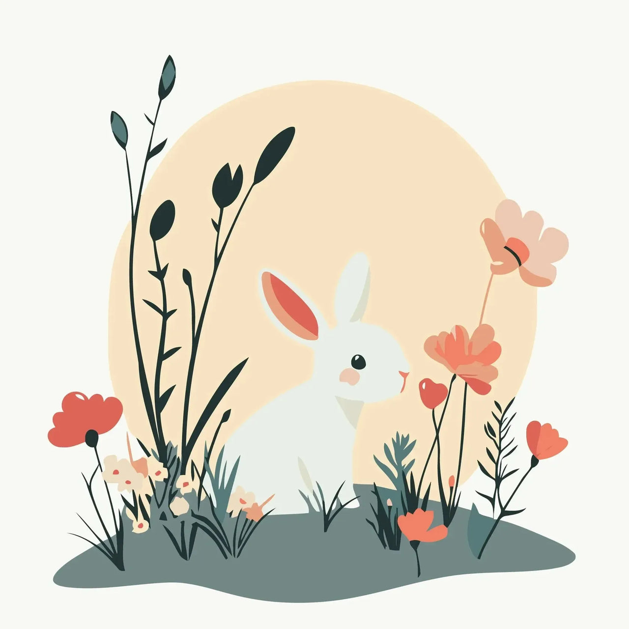 Sunlit Meadow 20x20cm - Paint By Numbers