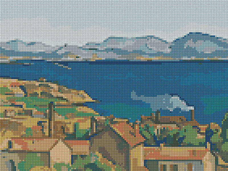 Timanttikuvio - The Bay Of Marseille Seen From Lestaque