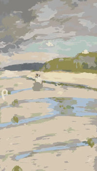 Thumbnail for The Beach at Saint-Jacut numeromaalaus - Edouard Vuillard