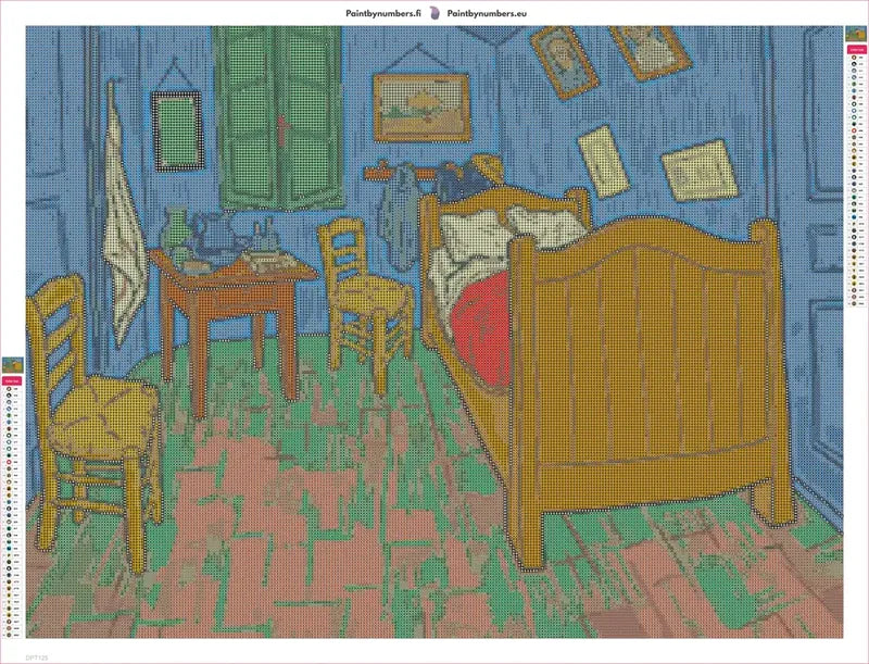 the-be timanttimaalauksen liimapintainen canvas 80x60cm