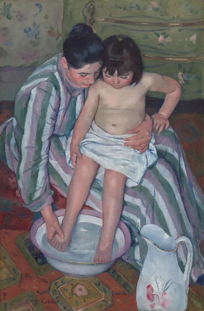 The Childs Bath timanttimaalaus - Mary Cassatt