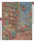Thumbnail for The Christmas Bookshop Window timanttimaalauksen liimapintainen canvas 40x50cm