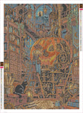 Thumbnail for The Clockwork Pumpkin Workshop timanttimaalauksen liimapintainen canvas 50x70cm