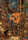 Thumbnail for The Clockwork Pumpkin Workshop, 50x70 cm timanttimaalaus – lopullisen kuvion esikatselu