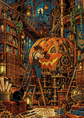 Thumbnail for The Clockwork Pumpkin Workshop, 50x70 cm timanttimaalaus – koko kuvion esikatselu ilman lähikuvaa