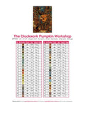 Thumbnail for The Clockwork Pumpkin Workshop timanttimaalauksen värikartta – 42 DMC-väriä