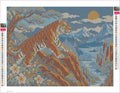 Thumbnail for The Copper Ridge Tiger timanttimaalauksen liimapintainen canvas 40x30cm