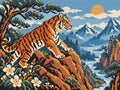Thumbnail for The Copper Ridge Tiger, 40x30 cm timanttimaalaus – lopullisen kuvion esikatselu
