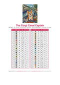Thumbnail for The Corgi Canal Captain timanttimaalauksen värikartta – 36 DMC-väriä