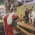 Thumbnail for The Departure of Väinämöinen by Gallen-Kallela, 50x50 cm timanttimaalaus – alkuperäinen kuva, josta kuvio on tehty