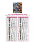 Thumbnail for The Elephant Umbrella Shop timanttimaalauksen värikartta – 49 DMC-väriä