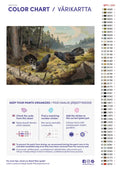 Thumbnail for Numeromaalaus: Värikartta ja ohjeet - The Fighting Capercaillies 60x40cm
