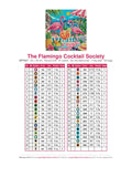 Thumbnail for The Flamingo Cocktail Society timanttimaalauksen värikartta – 41 DMC-väriä