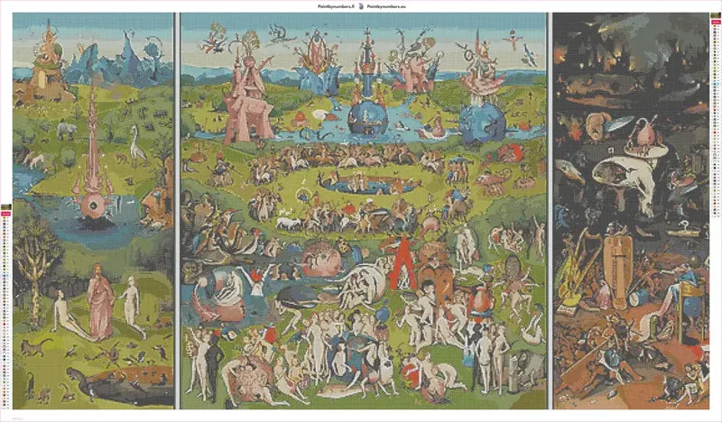 the-ga timanttimaalauksen liimapintainen canvas 140x80cm