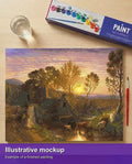 Thumbnail for Valmiin numeromaalauksen havainnekuva - The Golden Hour 50x40cm