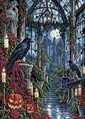 Thumbnail for The Gothic Raven Conservatory, 50x70 cm timanttimaalaus – lopullisen kuvion esikatselu