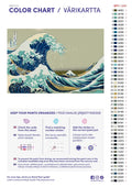 Thumbnail for Numeromaalaus: Värikartta ja ohjeet - The Great Wave off Kanagawa 60x40cm