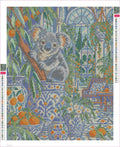Thumbnail for The Koala Ceramic Conservatory timanttimaalauksen liimapintainen canvas 40x50cm