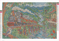 Thumbnail for The Koalas Rainforest Railway timanttimaalauksen liimapintainen canvas 60x40cm