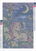 Thumbnail for The Midnight Meadow Foal timanttimaalauksen liimapintainen canvas 30x45cm