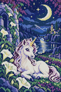 Thumbnail for The Midnight Meadow Foal, 30x45 cm timanttimaalaus – koko kuvion esikatselu ilman lähikuvaa