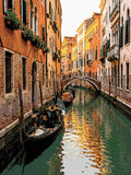 Thumbnail for Timanttikuvio - Venice Canal Gondolas kanaalinäkymän timanttimaalaus