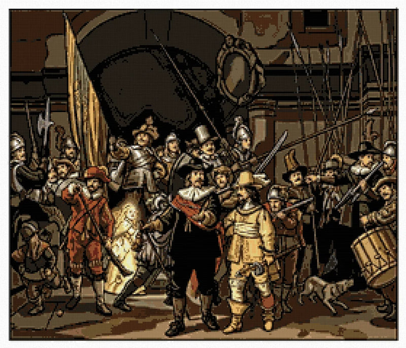 Timanttikuvio - The Night Watch