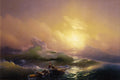 Thumbnail for The Ninth Wave by Aivazovsky, 60x40 cm timanttimaalaus – alkuperäinen kuva, josta kuvio on tehty