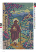 Thumbnail for The Ochre Pilgrim timanttimaalauksen liimapintainen canvas 30x45cm
