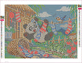Thumbnail for The Panda Laundry Incident timanttimaalauksen liimapintainen canvas 40x30cm