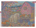 Thumbnail for The Pony and the Pumpkin Cart timanttimaalauksen liimapintainen canvas 65x50cm