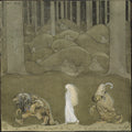 Thumbnail for Prinsessa ja peikot, Bauer, 50x50 cm timanttimaalaus – alkuperäinen kuva, josta kuvio on tehty