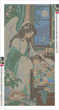 Thumbnail for The Quiet Bedside Wing timanttimaalauksen liimapintainen canvas 30x60cm
