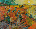 Thumbnail for The Red Vineyard by Van Gogh, 50x40 cm timanttimaalaus – alkuperäinen kuva, josta kuvio on tehty