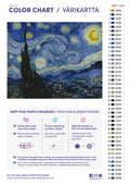 Thumbnail for Numeromaalaus: Värikartta ja ohjeet - The Starry Night 50x40cm