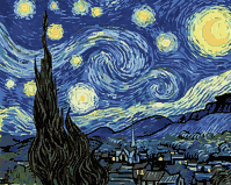 Timanttikuvio - The Starry Night