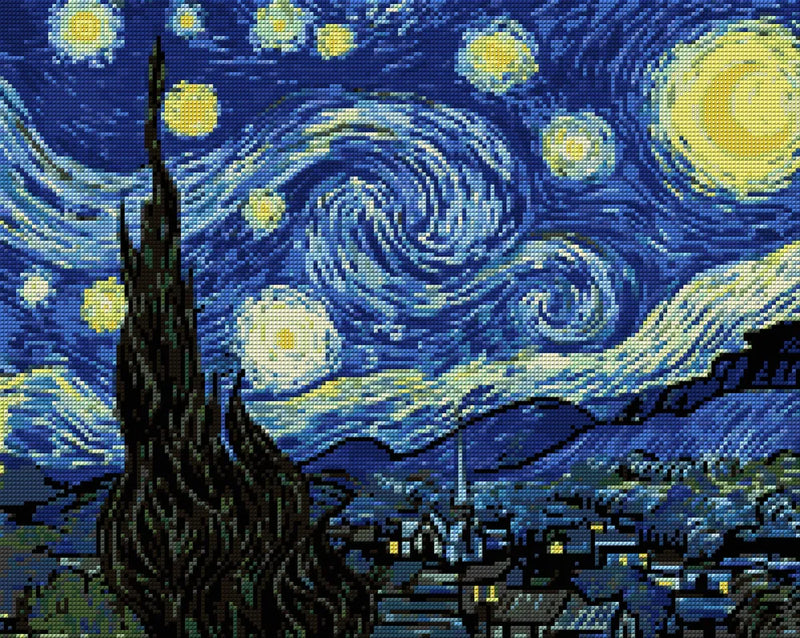 Timanttikuvio - The Starry Night