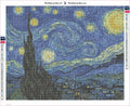 Thumbnail for The Starry Night timanttimaalauksen liimapintainen canvas 50x40cm