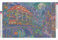 Thumbnail for The Witches Mushroom Tram timanttimaalauksen liimapintainen canvas 60x40cm