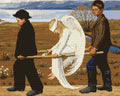 Thumbnail for The Wounded Angel by Simberg, 50x40 cm timanttimaalaus – lopullisen kuvion esikatselu