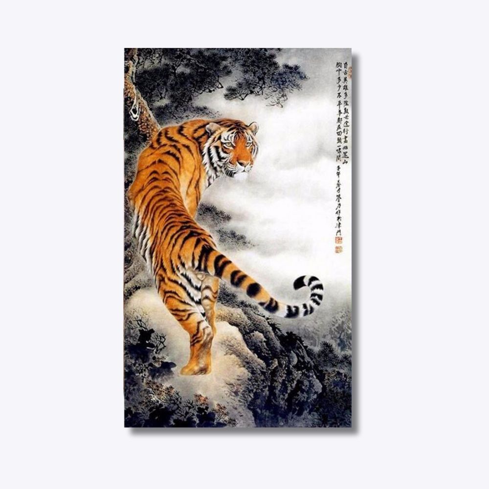 Whisper of the Tiger 30x50cm - Timanttimaalaus