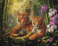 Thumbnail for Timanttikuvio - Tigers in Bamboo Grove