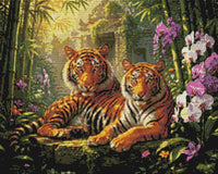 Thumbnail for Timanttikuvio - Tigers in Bamboo Grove
