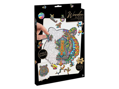 Puinen tiikeri-palapeli 132 palaa