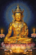 Thumbnail for Timanttimaalaus Golden Buddha