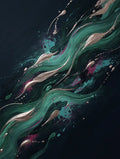 Thumbnail for Abstract Waves -timanttimaalaus 60x80cm – abstraktit aallot