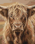 Thumbnail for Ylämaan karjan numeromaalaus - upea muotokuva 40x50cm.