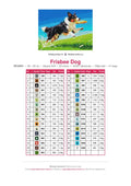 Thumbnail for Frisbee Dog timanttimaalauksen värikartta – 33 DMC-väriä